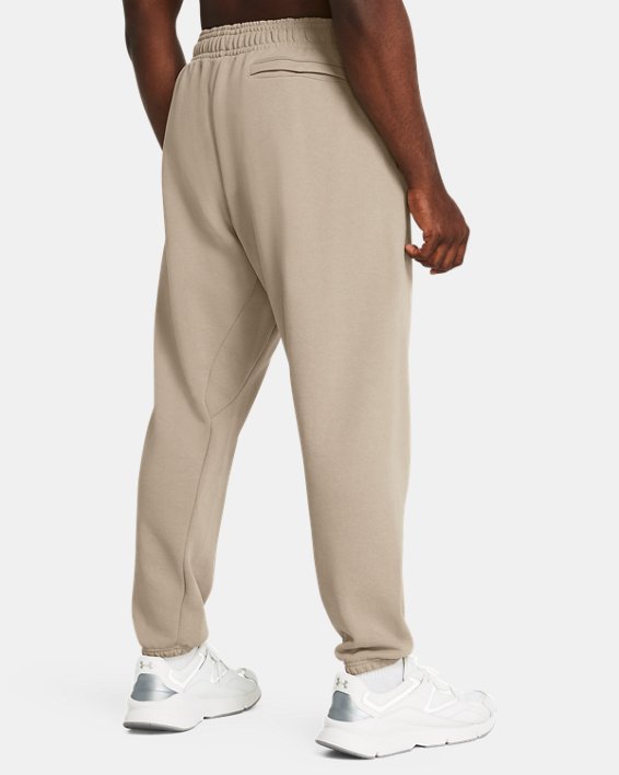 Men's UA Heavyweight Terry Joggers in Brown image number 1